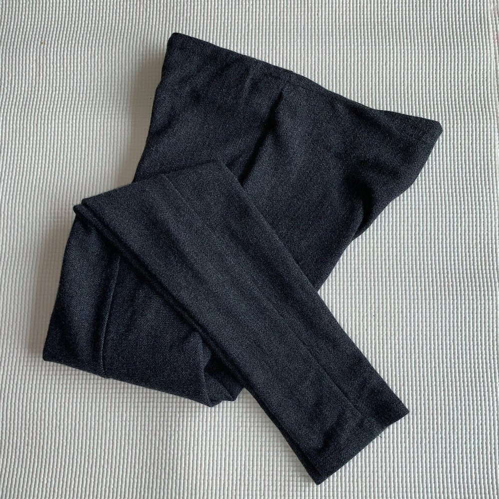 Zara Basic grey herringbone leggings M.